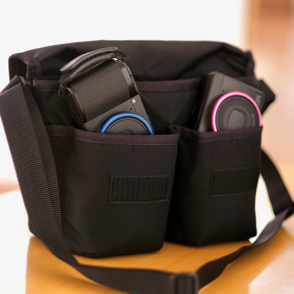 Ultra-lightweight snap shoulder bag 2 Codura Eco, AIR use